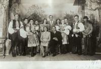 Lužice, divadelní ochotníci 1946