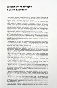 Jarmila Liebscherová: Wolkrův Prostějov a jeho založení, str. 1, WP 1957
