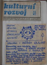 Třebíč, Dramatický klub, O věrném milování Aucassina a Nicollety, Okříšky, OP, 1987