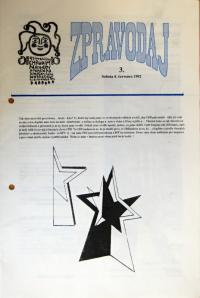 Chrudim, Loutkářská Chrudim, Zpravodaj č. 3, 1992
