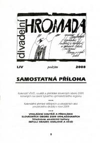 Divadelní HROMADA 2008, č. 54, příloha