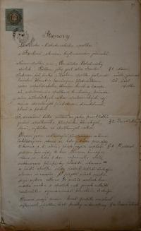 Karlov, Čtenářsko-ochotnický spolek, Dokumentace spolku, Stanovy, 1894