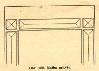 Cimler, František, Praktické jeviště, obr. 100, malba arkýře, 1946