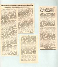 Valtice, Městské divadlo, kronika souboru od 1945, 23 (OP 1958)