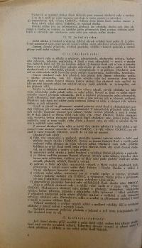 Česká Třebová, Smetanův okrsek, spolkové stanovy, 1936