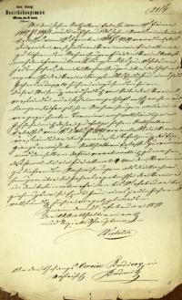 Moravské Budějovice, Budivoj, spolková korespondence, 1866