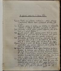 Pardubice, Studentské divadelní sdružení, Kniha zápisů, 1918 - 1920