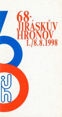 Hronov, CP 68. Jiráskův Hronov, programová brožura, 1998