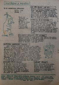 Nový Bydžov, Jirásek, Programy, pozvánky