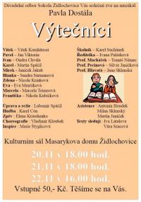 Židlochovice, Sokol, Výtečníci – plakát, 2014