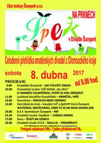 Šumperk, Špek na prknech - plakát, 2017