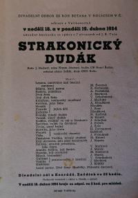 Holice, Botana, Strakonický dudák - plakát, 1954