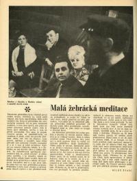 Žebrák, 1. NP vesnických divadelních souborů 1970, články Amatérské scény 12/1970