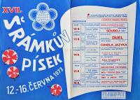 Písek, Šrámkův Písek, program. plakát, 1973