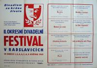 Radslavice, 2. okresní divadelní festival (OP), 1963