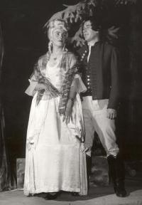 Trhové Sviny, Igla, div. soubor ZV ROH, Lucerna, 1966