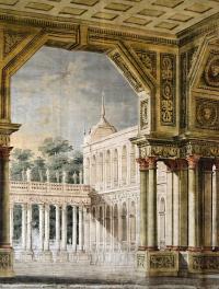 Litomyšl, detail opony zámeckého divadla