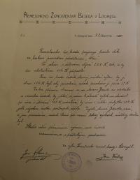 Litomyšl, Jednota divadelních ochotníků, Korespondence