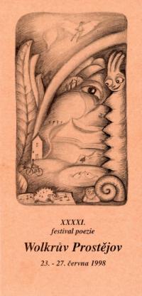 Prostějov, 41. Wolkrův Prostějov, programový leták, 1998, titl. str.