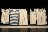 Klapý, Rádobydivadlo, opona k inscenaci Rozmarné léto, autorka Jana Stejskalová, 2015