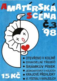 Amatérská scéna, titulní strana, 1998/3