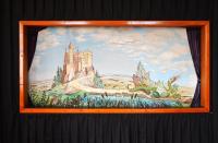 Benešov u Semil, opona loutkového divadla, autor Miloslav Nosek, po 1948