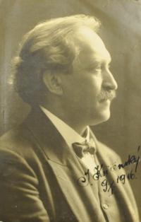Prostějov, Intimní divadlo, prof. J. Křičenský, 1916