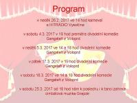 Rozsochy, Rozsošský divadelní spolek, Oslavy spolku - plakát, 2017