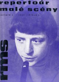 Repertoár malé scény, titulní strana, 1967/2
