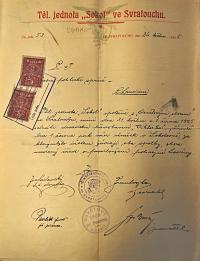 Svratouch, Sokol, Osvětový sbor, Viktorka, 1925