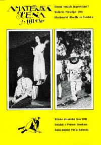 Amatérská scéna, titulní strana, 1991/9