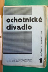 Praha, Tylova obec ochotnická, Ochotnické divadlo, 1933