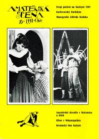 Amatérská scéna, titulní strana, 1991/10