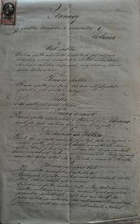 Holice, Klicpera, Archiválie souboru, Stanovy spolku, 1878