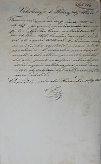 Chrudim, Státní okresní archiv, nejstarší doklady o spolkové činnosti, 1855