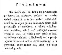 Jan Kaška: Divadelní ochotník. Praha 1845. 