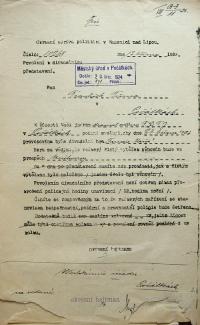 Počátky, Federace dělnických tělocvičných jednot, Ta naše Máňa, 1924