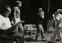 Praha 5, Kurz vedoucích dětských divadelních kolektivů LK SKKS 1989-1990, práce na inscenaci Hry o sv. Dorotě, Žebrák 1989