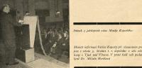 Týn nad Vltavou, Oslavy Matěje Kopeckého, projev ministra Kopeckého, 1947