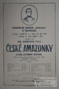 Trstěnice, Sokol, České amazonky - plakát, 1926