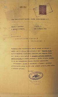 Srní, Hasiči, Rodinná vojna, 1923