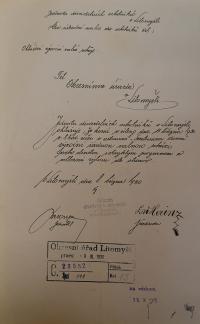 Litomyšl, JDO, oznámení o valné hromadě, 1930