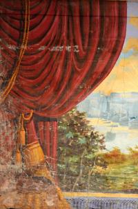 Bystrá nad Jizerou, detail opony, Libuše věštící