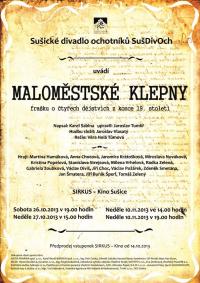 Sušice, SušDivOch, Maloměstské klepny - plakát, 2013