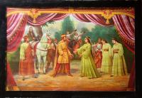 Ledenice, Muzeum loutek - František Fink, fotografie opony loutkového divadla rodiny Dubských, 1937