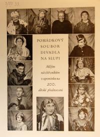 Praha-Nové Město, Divadlo Na Slupi, Pohádkový soubor Divadla Na Slupi - plakát, 1933
