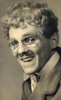 Praha, Dramatické studio ČIN, Olga Rubešová, 1944