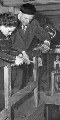 Jaroměř, loutkáři, foto, 1959