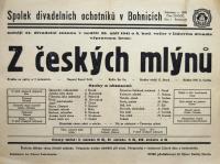 Praha-Bohnice, SDO, Z českých mlýnů - plakát, 1941