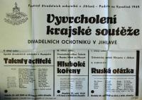 Jihlava, Podzim na Vysočině - plakát, 1949